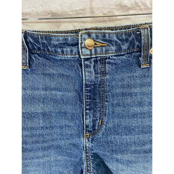 Universal Thread Vintage Midi Cut Off Shorts High Rise Womens 16/33R Denim 050 - Picture 3 of 7